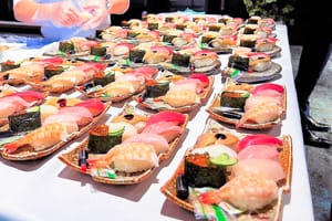 匠のセレクション～特選握り寿司5貫～（本マグロ、イカ、海老、穴子、いくら）